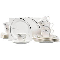 KAFFEESERVICE Dacapo bunt 18er Set - Multicolor, Keramik (22/24/28cm) - Ritzenhoff Breker