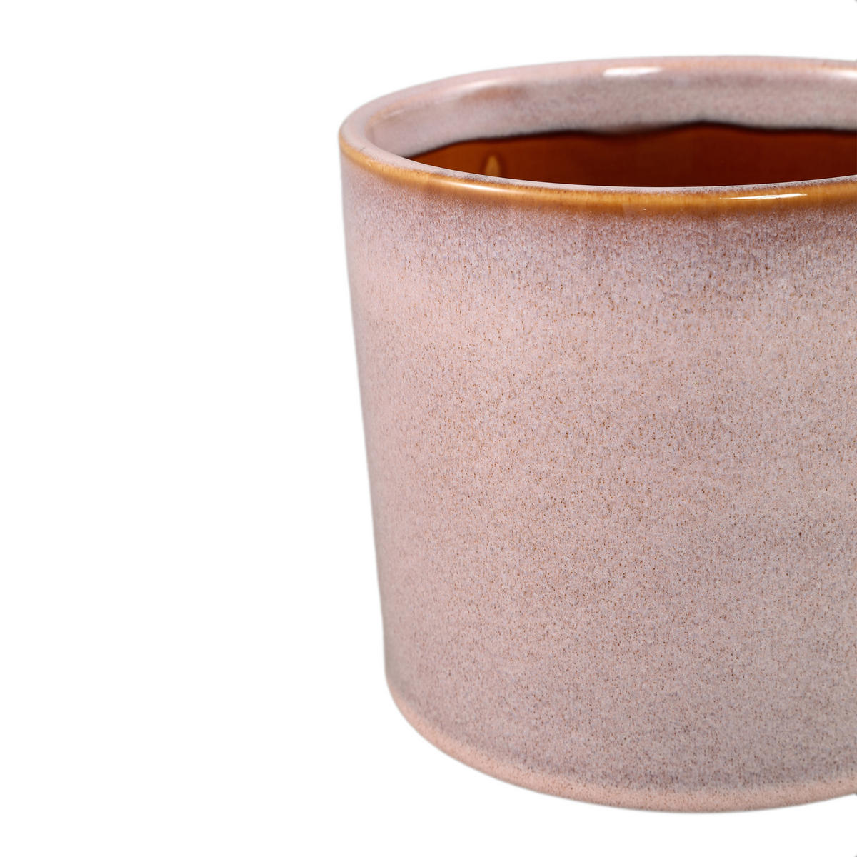 TOPF Suzann Rosa 17/17/15.5cm - Pink, Keramik (15.5cm) - PTMD Collection