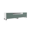 TV-SCHRANK CALI - Weiß/Grün, Holzwerkstoff (200/53/41cm) - Meblini