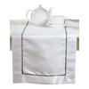 TISCHLÄUFER Kris - Weiß, Textil (180/40/1cm) - home&you
