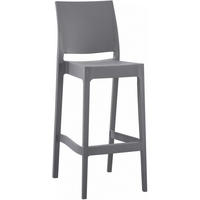 BARHOCKER Kunststoff Dunkelgrau - Dunkelgrau, Kunststoff (41/106/52cm) - CLP