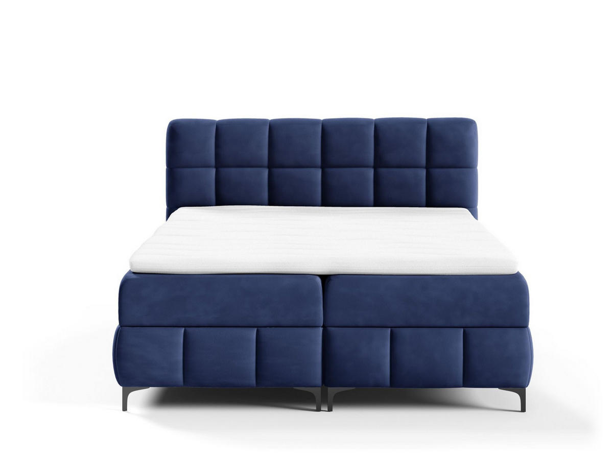 BOXBETT Sophie In Salvador - Dunkelblau, Holzwerkstoff/Textil (100/200cm) - Fun Möbel
