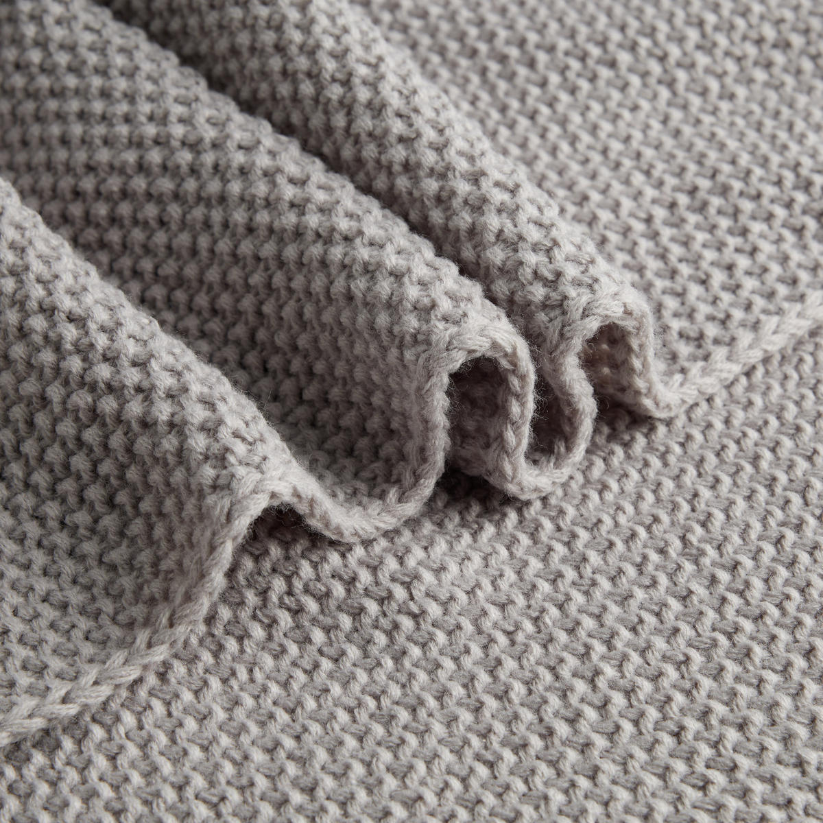 DECKE Zoltane - Hellgrau, Textil (130/170cm) - home&you