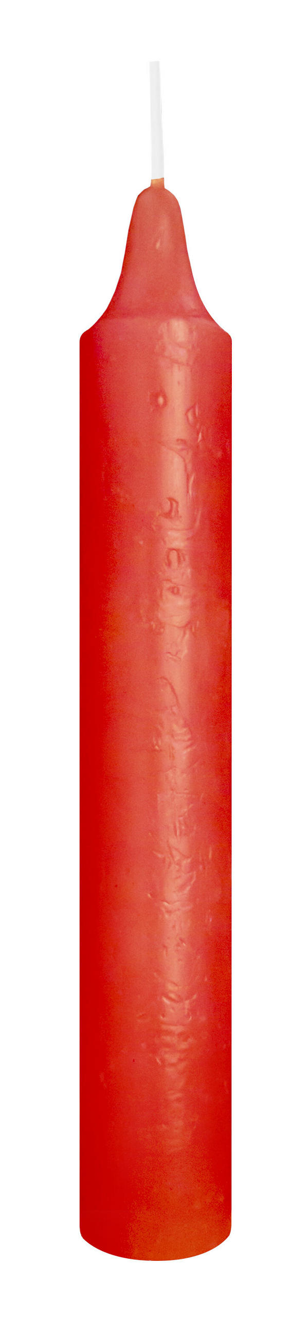 MARBLE Leuchterkerzen durchgefärbt Rubin Rot 150 x 22 mm, 20er Set - Rot, Paraffin (2.2/15/15cm) - Wiedemann Kerzen