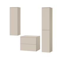 BADMÖBEL-SET Color Kaschmir 3-Teilig (2S 60 + 1D 100 + 2D 160) - Kaschmir, Holzwerkstoff (120/160/45cm) - mzm24