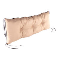 SITZKISSEN 120/40/13 cm, in Beige für 2 Personen, Bankauflage - Beige, Naturmaterialien (120/13/40cm) - Best for Kids