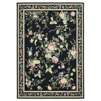 FLACHWEBTEPPICH Flomi 70x120 cm - Schwarz, Textil (70/120cm) - THEKO