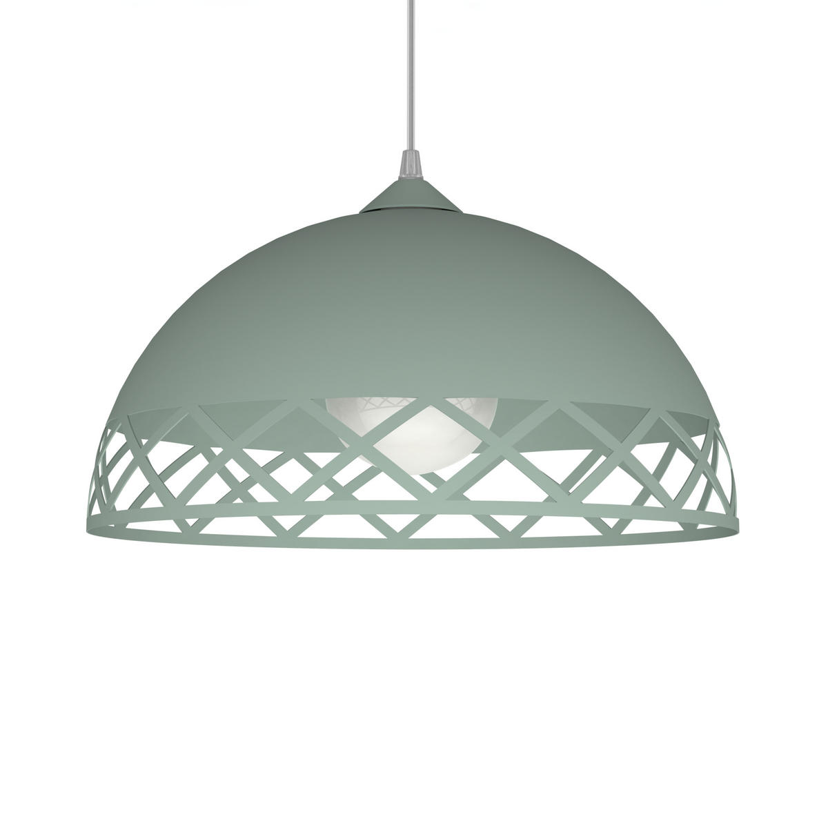 HÄNGELEUCHTE - Grün, Metall (40/40/20cm) - Lumicom