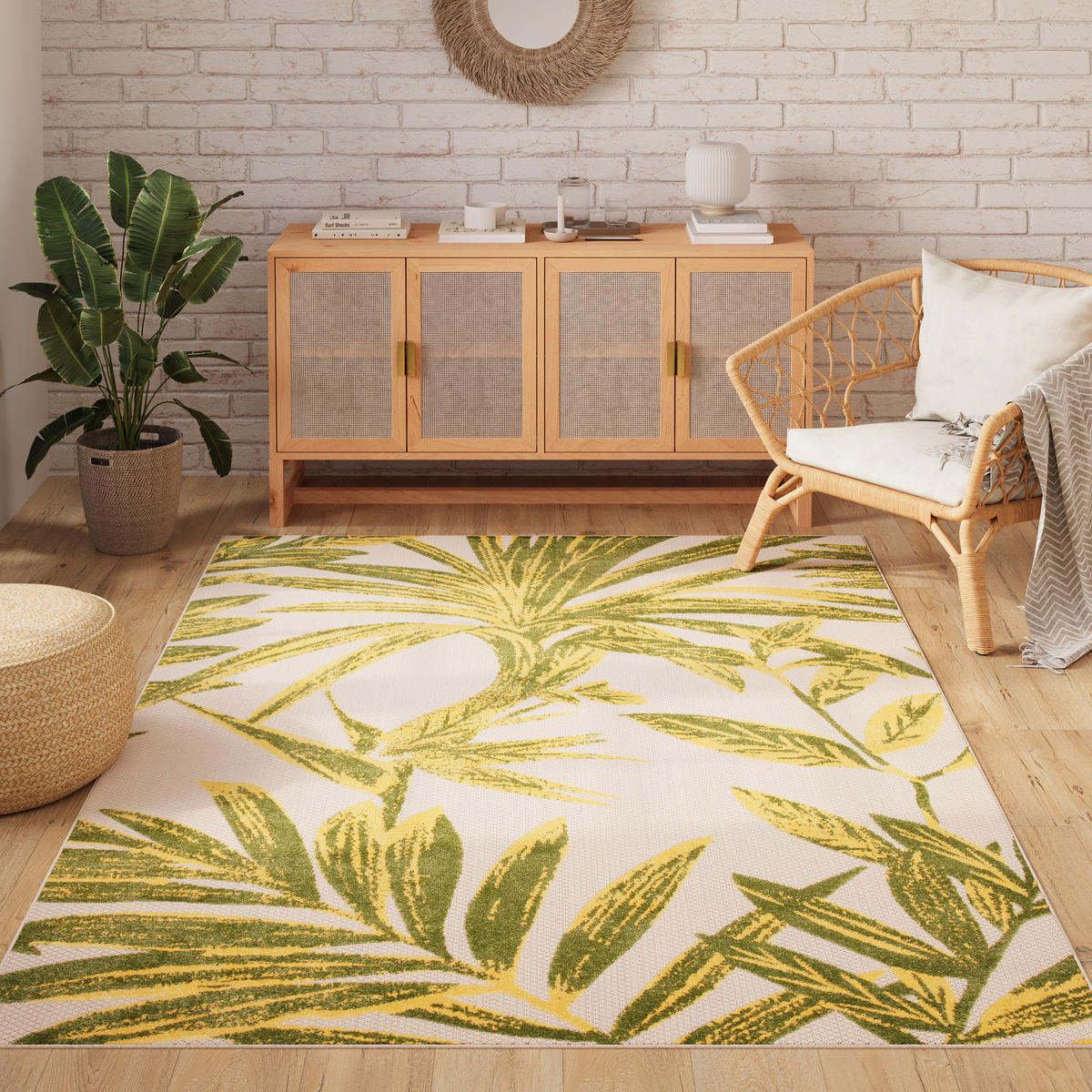 TEPPICH PATIO Creme 200/300 cm - Creme, Kunststoff (200/300cm) - Tapiso