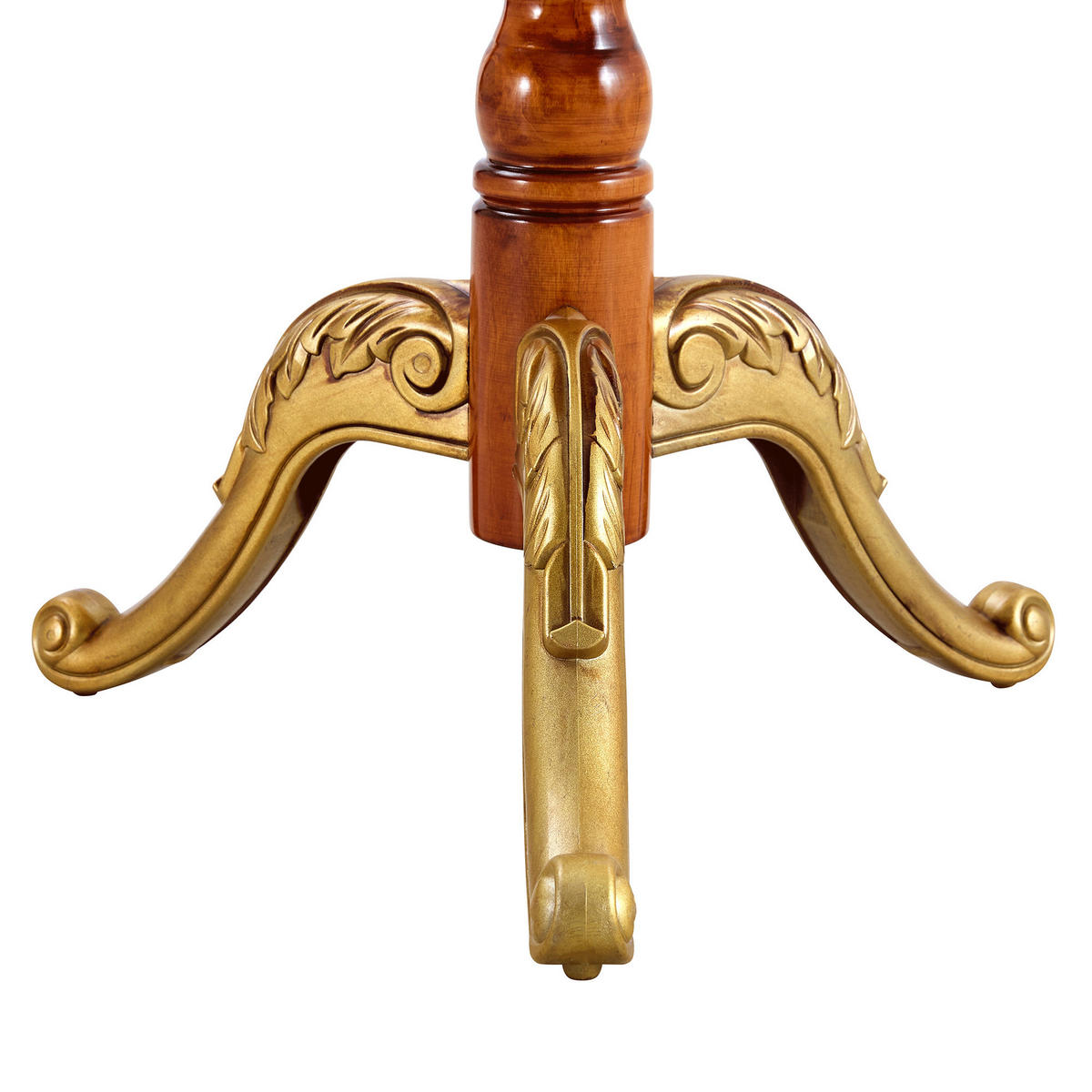 GARDEROBENSTÄNDER massivholz in holz- & gold-optik mit regenschirmhalter und mehrstöckigen haken - Eichefarben, Holz (50/195/50cm) - Urban Meuble