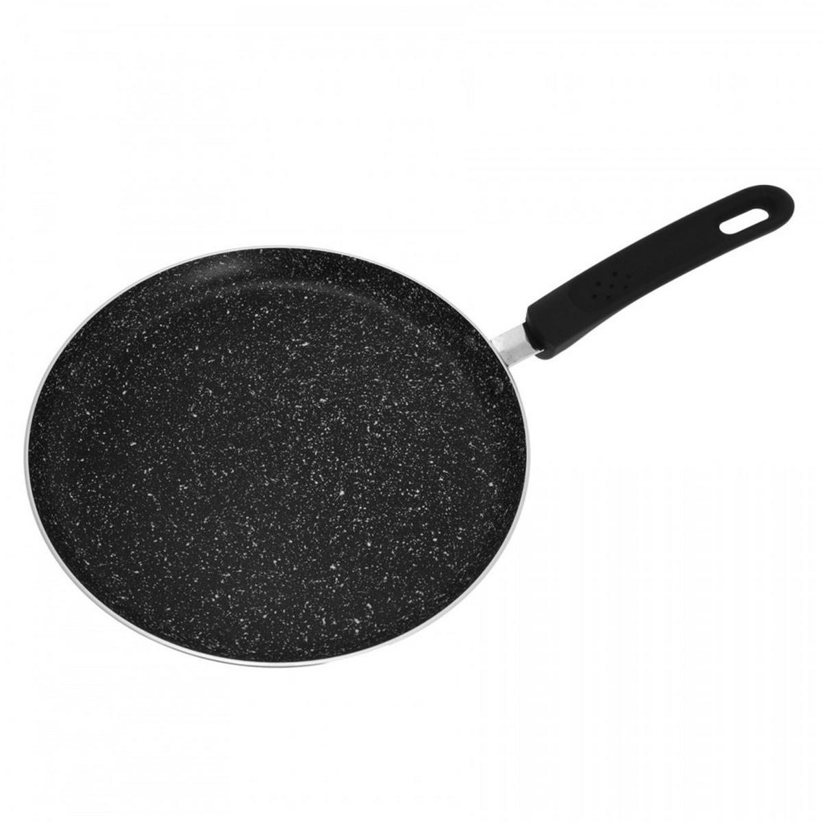 CRÊPEPFANNE Schwarz 25/25/2 cm KH3930 - Schwarz, Metall (25cm) - Kinghoff 