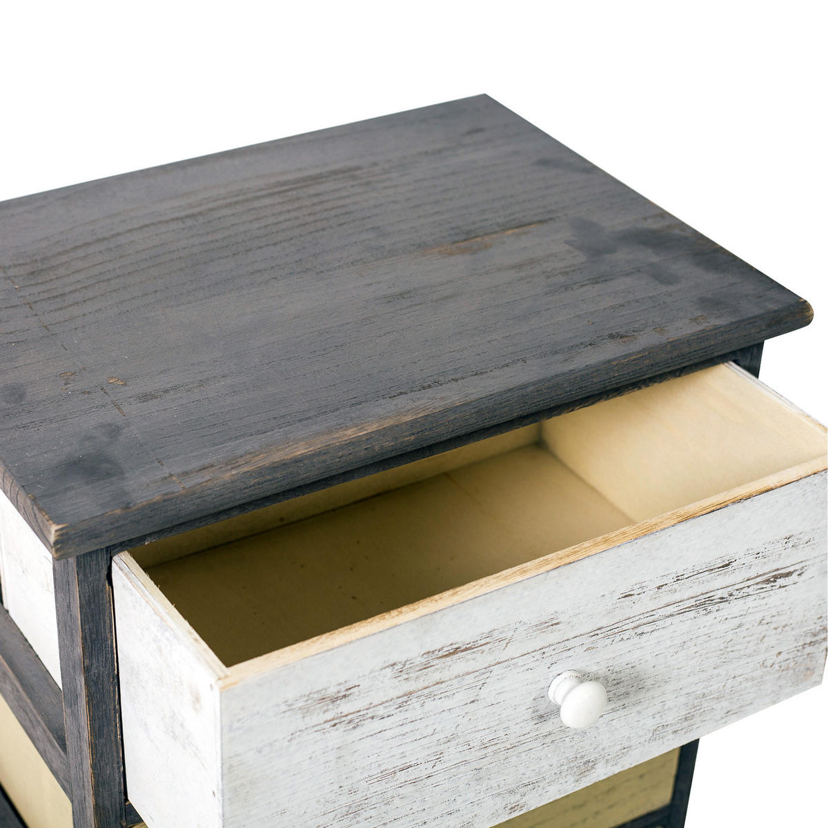 KOMMODE Grau 29/40/87 cm - Grau, Holz (29/87/40cm) - Mobili Rebecca