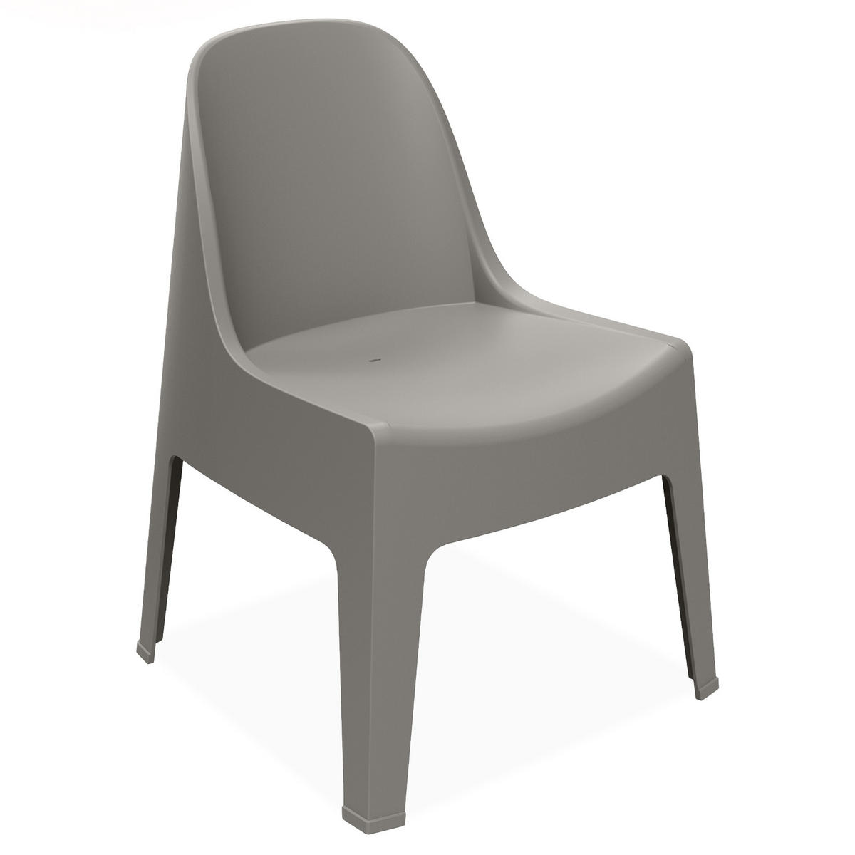 GARTENMÖBEL-SET MALUS, 3-tlg - Graubraun, Kunststoff - KONSIMO®