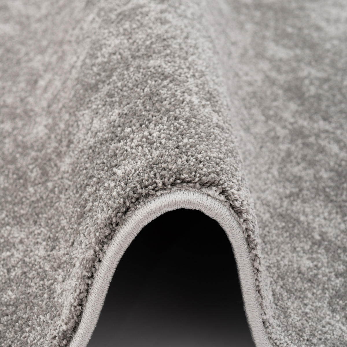 LUXUS SOFT-VELOURS TEPPICH VERONA - Anthrazit, Textil (120/170cm) - Pergamon