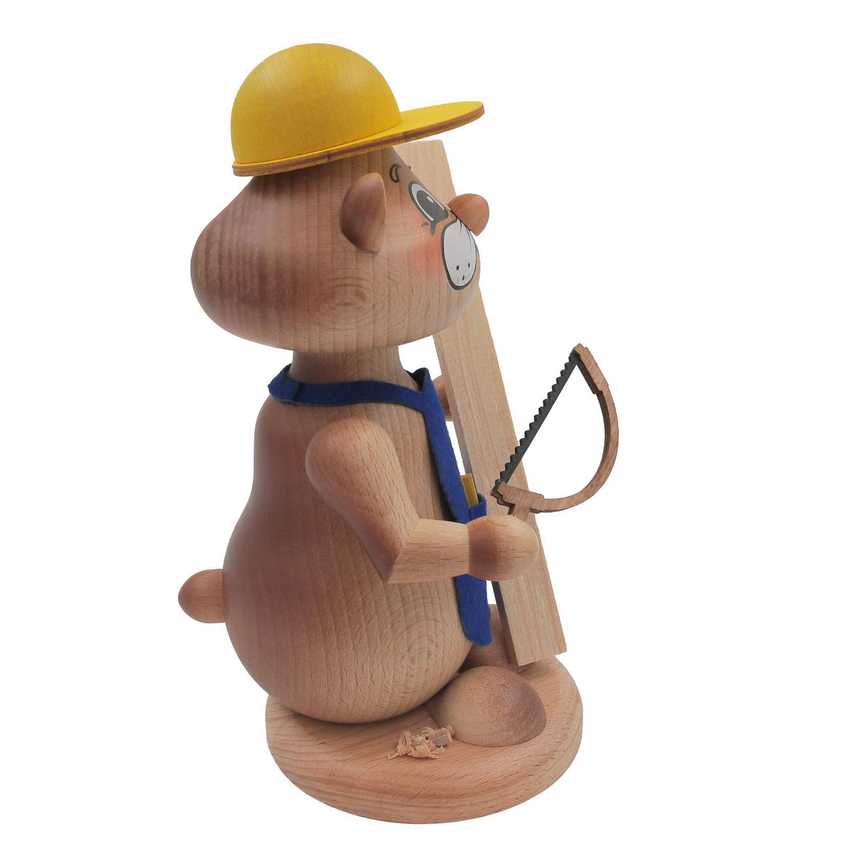 RAUCHFIGUR Hamster Handwerker 18 cm - Multicolor, Metall (12/18/0.1cm)