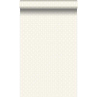 TAPETE Punkte 53 cm x 10.05 m - Grau, Papier (53/1000cm) - Origin Wallcoverings
