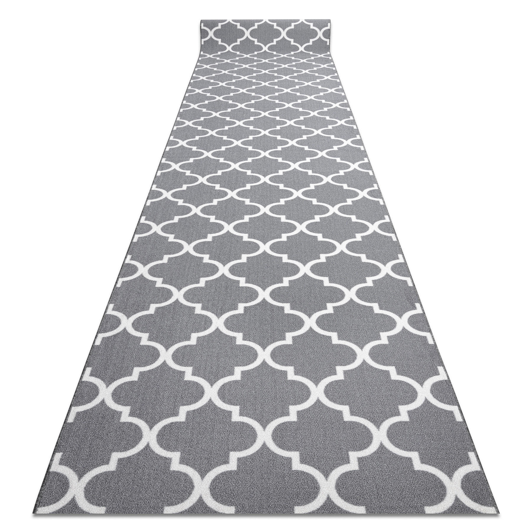 LÄUFER Antirutsch TRELLIS 80/230 cm - Grau, Textil (80/230cm) - rugsX