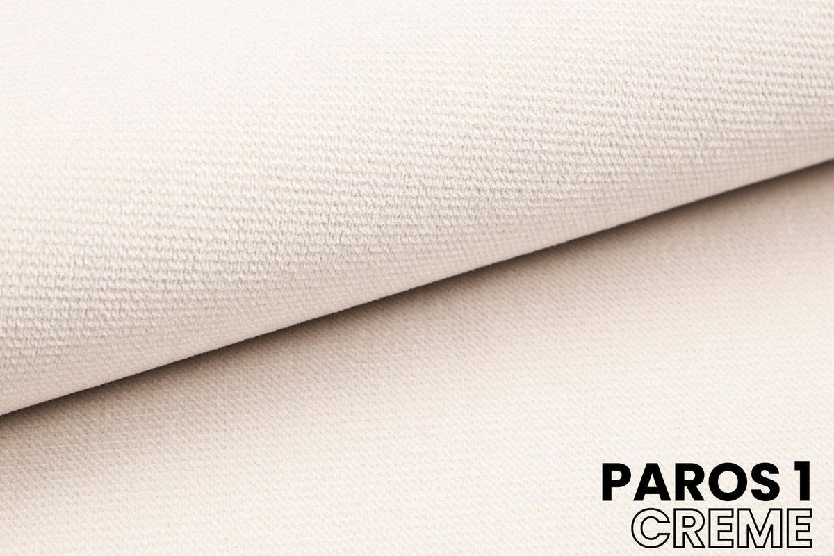 POLSTERBETT LIVO 160/200 in Velours Creme - Creme, Holzwerkstoff/Textil (160/200cm) - Deine Möbel 24