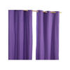 ÖSENVORHANG blickdicht 2er-Set, 117/137 cm - Lila, Textil (117/137cm) - Homescapes