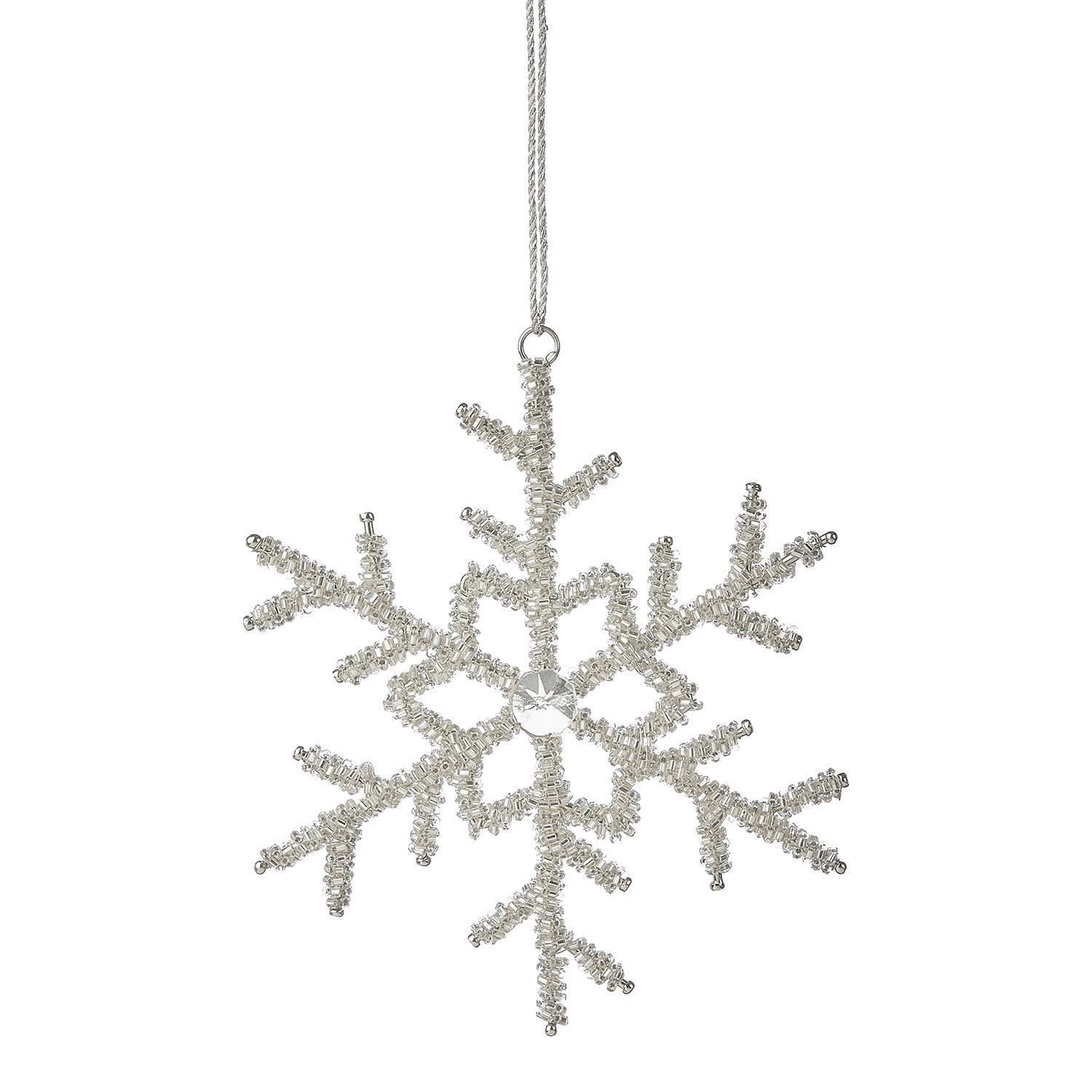 BAUMANHÄNGER Hang On Flocke - Silberfarben, Metall (13/13/0.5cm) - Butlers