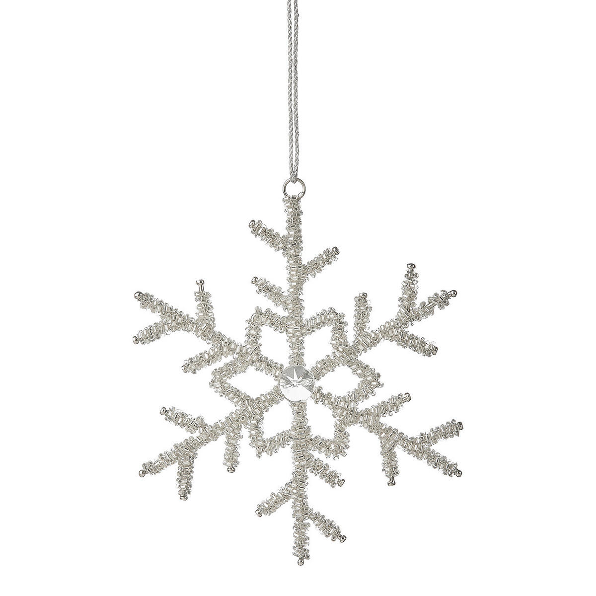 BAUMANHÄNGER Hang On Flocke - Silberfarben, Metall (13/13/0.5cm) - Butlers