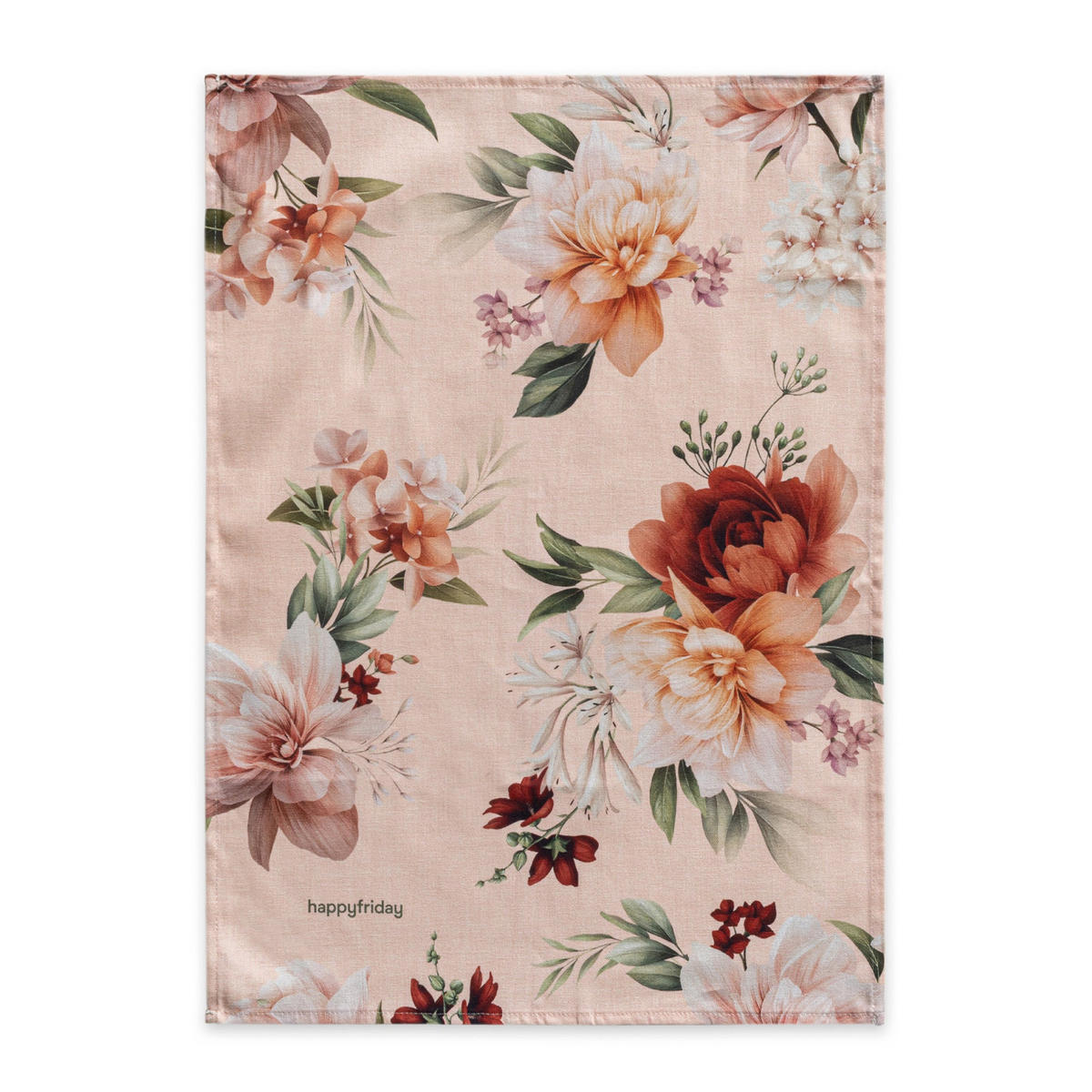 GESCHIRRTUCH (2 tlg) summer floral 70x50 cm mehrfarbig - Multicolor, Textil (70/50cm) - Happy Friday