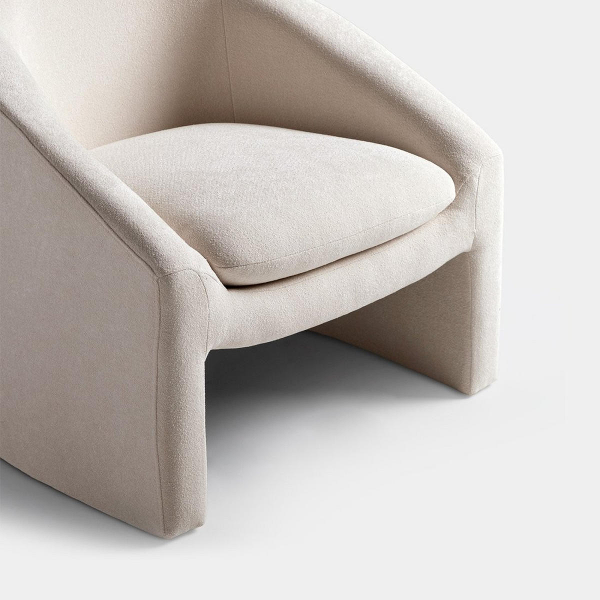 LESESESSEL Frode Beige 81 cm x 72 cm - Beige, Textil (81/72/73cm) - Klast Home