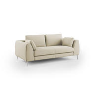 LINEARSOFA Plano - Creme, Textil (176/86/102cm) - Divani.store
