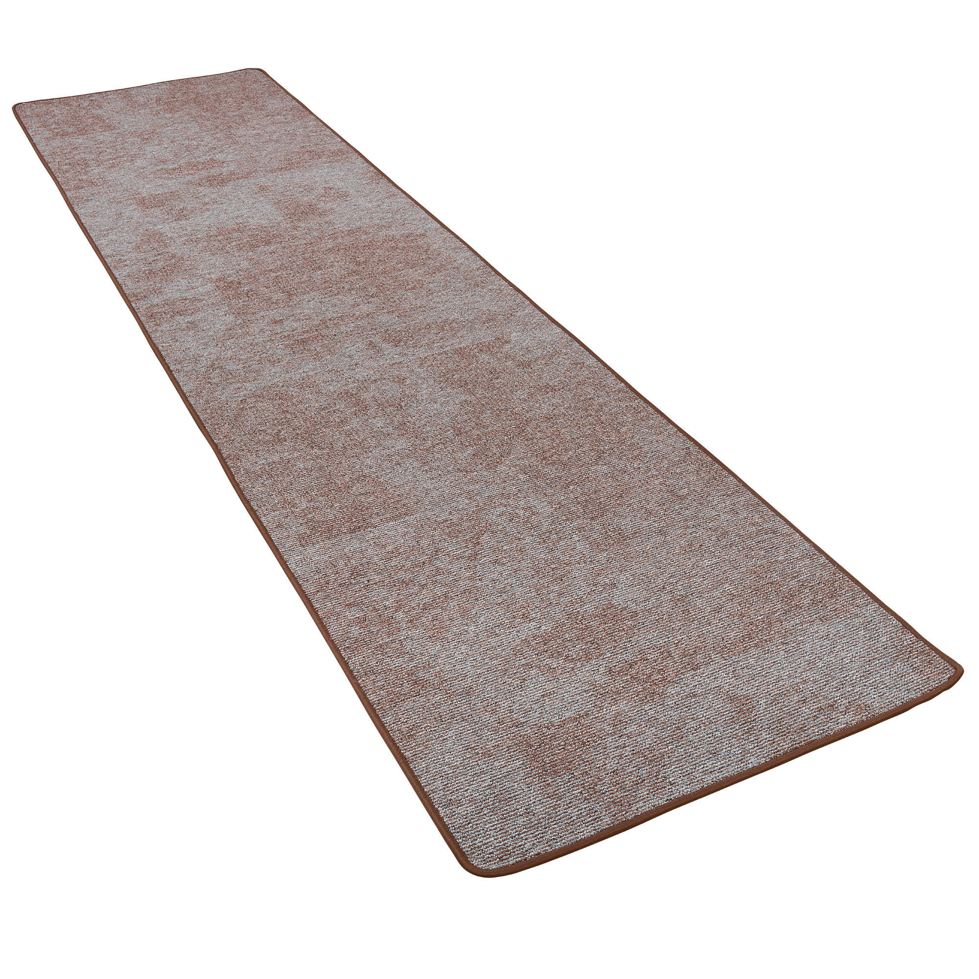 Thumbnail - Snapstyle Streifenberber, Braun, Grau, Textil, 100x100 cm, Teppiche & Böden, Teppiche, Teppichläufer