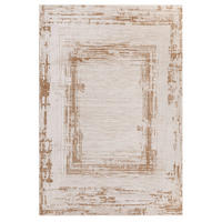 TEPPICH modern Flachgewebe ROMA Beige 200 x 300 cm - Beige, Textil (200/300cm) - Novatrend