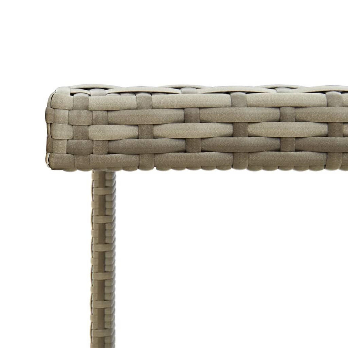 GARTENTISCH Tischlin 107/74/109 cm - Grau, Naturmaterialien (109/107/74cm) - ZMH