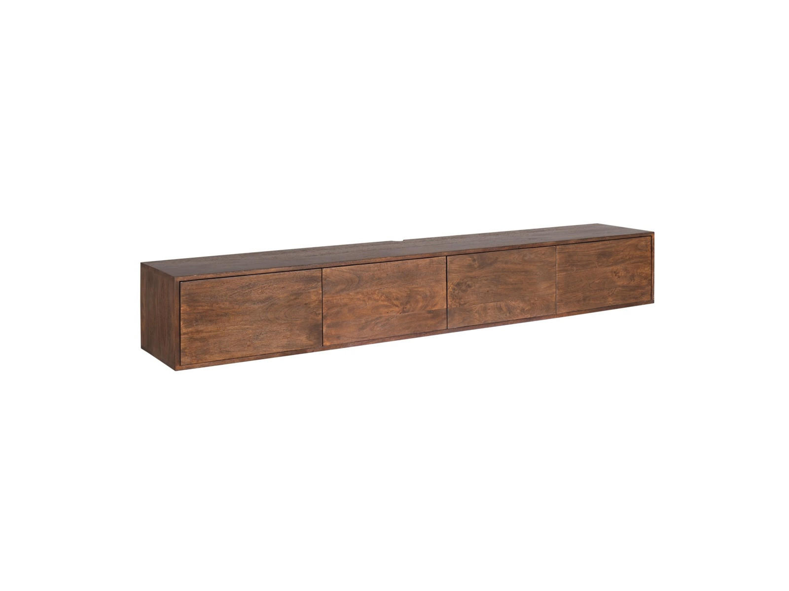 LOWBOARD Quantum Mangoholz 240 cm / 35 cm Braun - Braun, Holz (240/30/35cm) - Villa Möbel