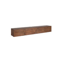 LOWBOARD Quantum Mangoholz 240 cm / 35 cm Braun - Braun, Holz (240/30/35cm) - Villa Möbel