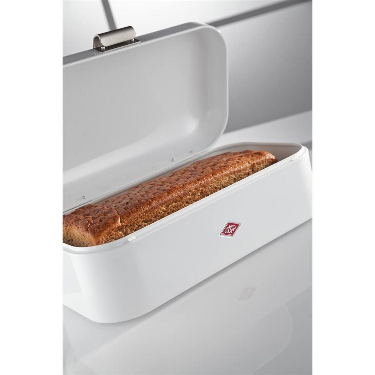 FRÜHSTÜCKSBOX Grandy Cool Grey - Grau, Metall (42/17/22cm) - Wesco