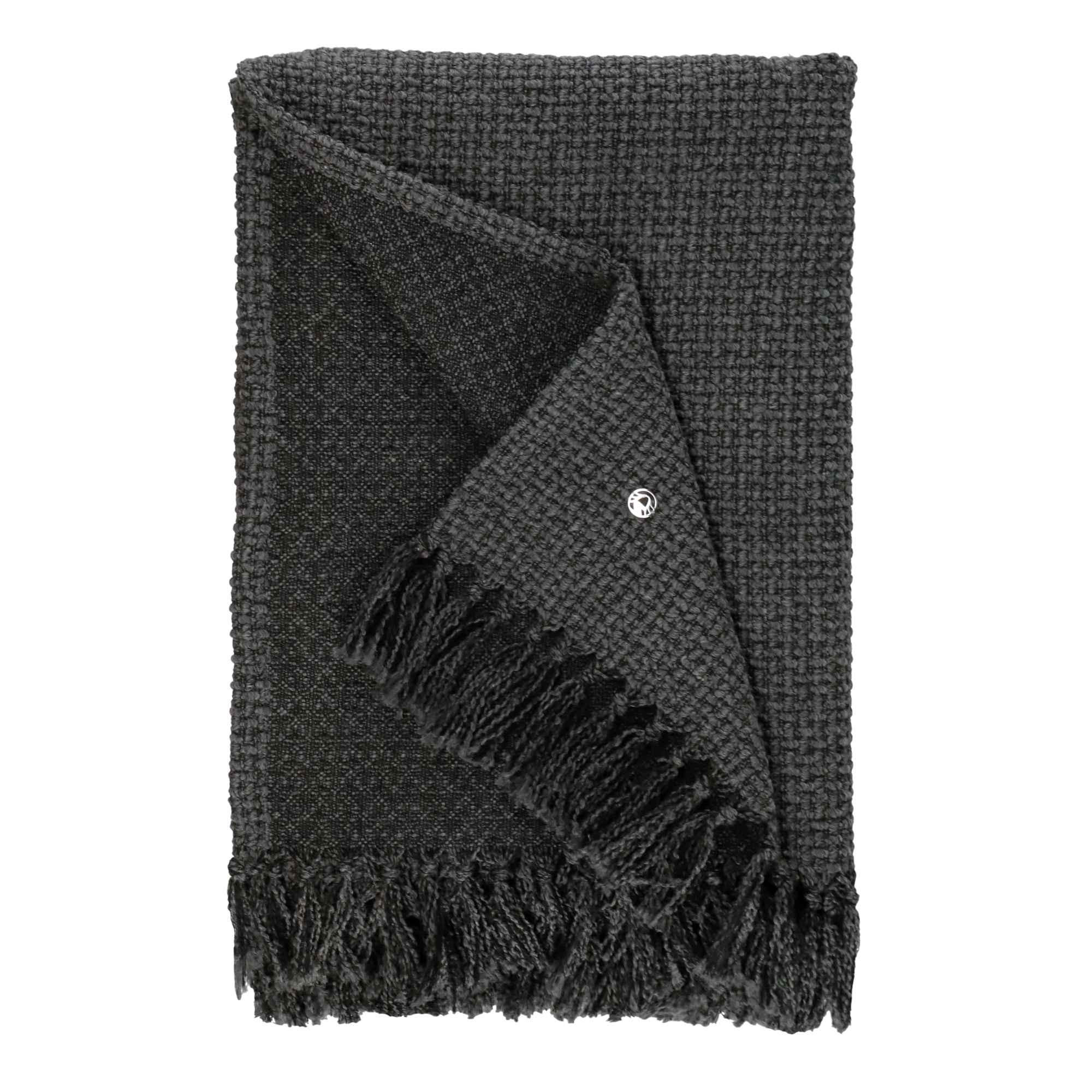 WOHNDECKE TEXTURE - Anthrazit, Textil (140/200cm) - Sportalm Kitzbühel