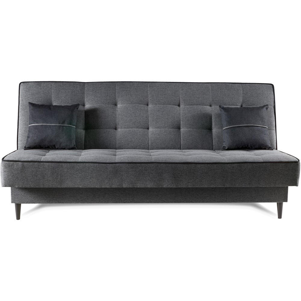 Beautysofa ROZKLÁDACÍ pohovka Bario 3místná s funkcí spaní, šedá