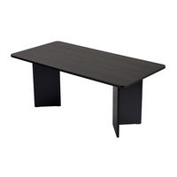 ESSTISCH mit rechteckiger Tischplatte 35/46/180 cm - Eichefarben, Holzwerkstoff (96/90/75cm) - Calicosy