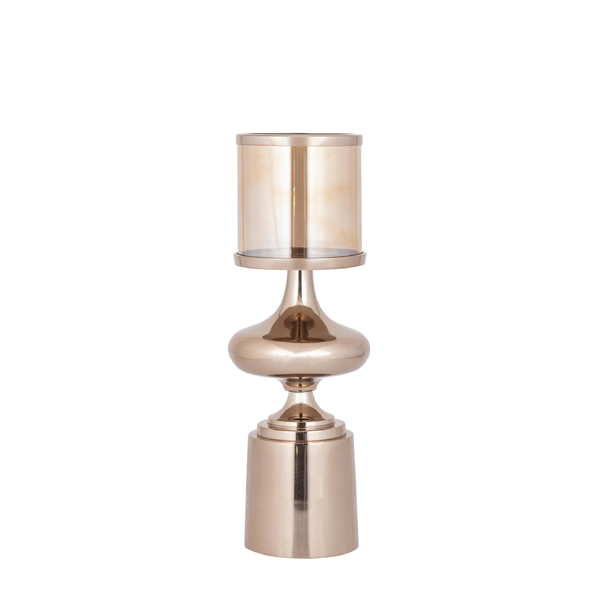 Ptmd Collection Windlicht Braun 15x43x15 cm