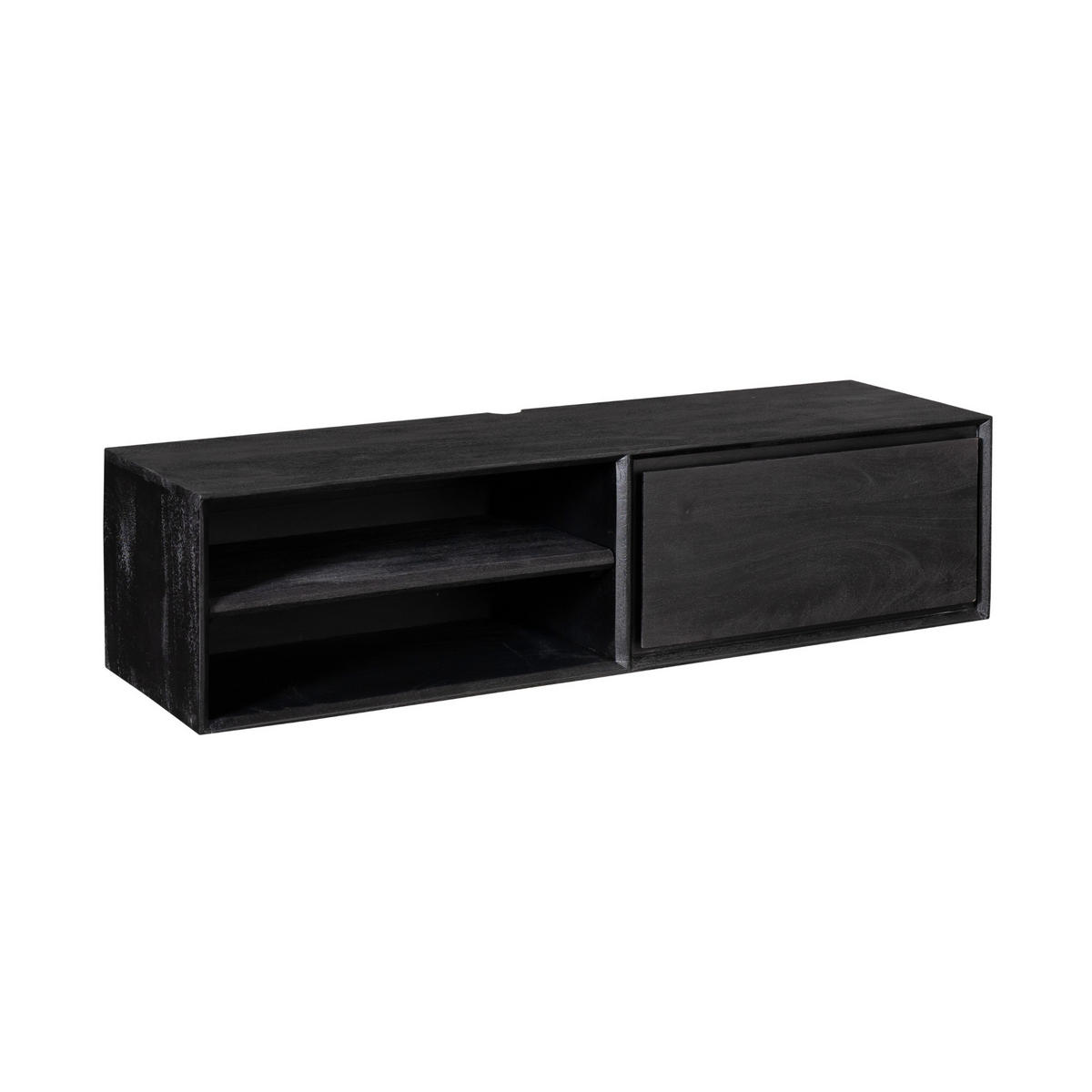 TV-MÖBEL Ambiance Schwarz 35/120/30 cm - Schwarz, Holz (120/30/35cm) - Starfurn