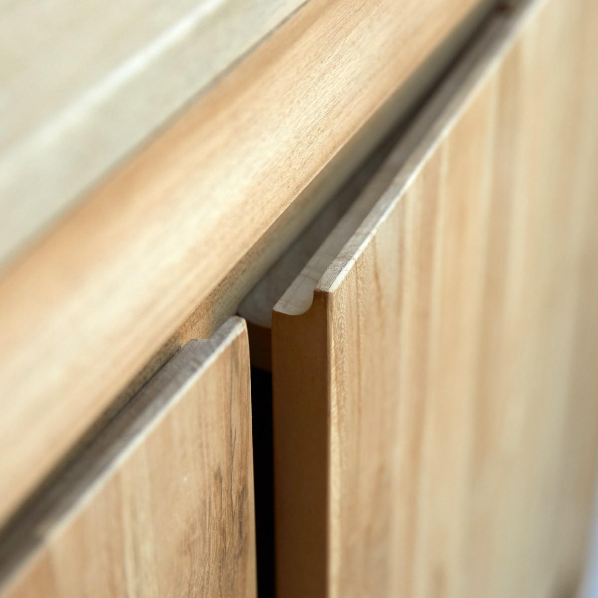 SIDEBOARD Eden Natur aus Teak - Naturfarben, Holz (160/70/50cm) - Tikamoon