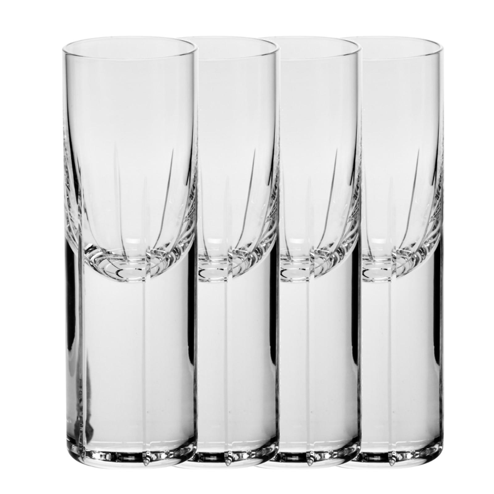 SCHNAPSGLÄSER GOTHIC KLAR, 4ER-SET, 30 ML - Transparent, Glas (0.03L) - Krosno Glass