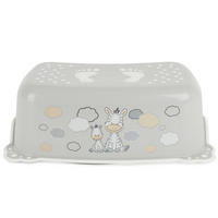 TRITTHOCKER Kinder mit Anti-Rutsch Zebra - Grau, Kunststoff (28.5/42cm) - Bieco Spielwaren