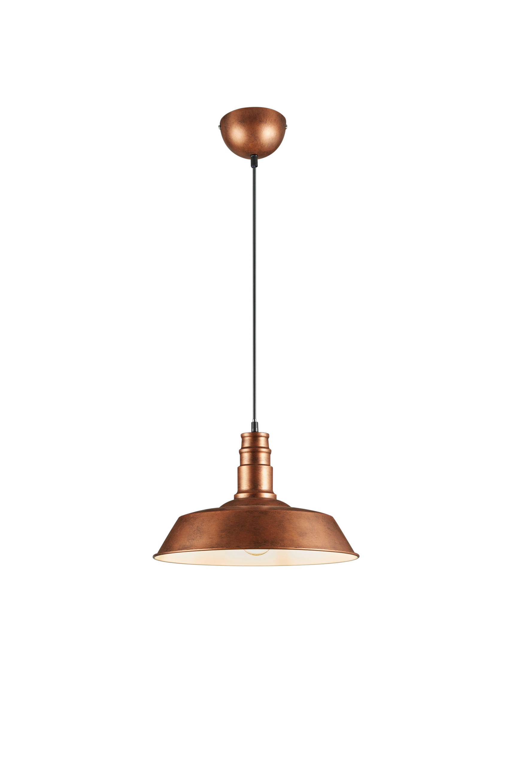 Trio Leuchten Hängelampe Kupfer 36x150x36 cm