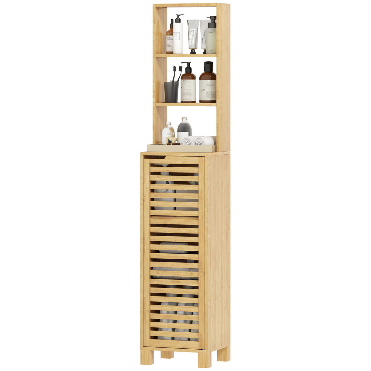 MEHRZWECKSCHRANK Naturfarben 30.0/34.0/170.0 cm - Naturfarben, Holz (34/170/30cm)