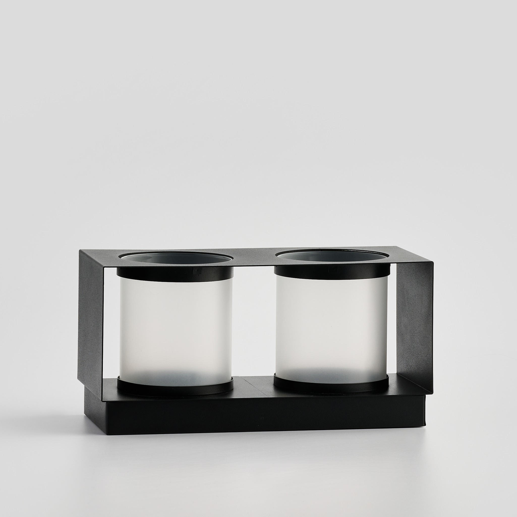 KERZENSTÄNDER Abisi - Schwarz, Metall (12.5/14.5/29cm) - home&you