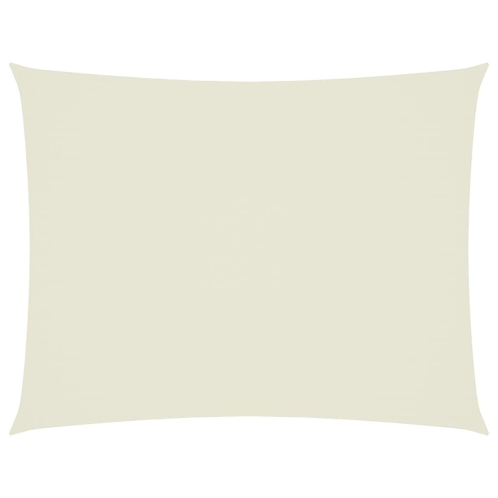 SONNENSEGEL Oxford-Gewebe Rechteckig 6x8 m Creme - Creme, Textil (800/600cm) - furnicato