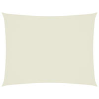 SONNENSEGEL Oxford-Gewebe Rechteckig 6x8 m Creme - Creme, Textil (800/600cm) - furnicato