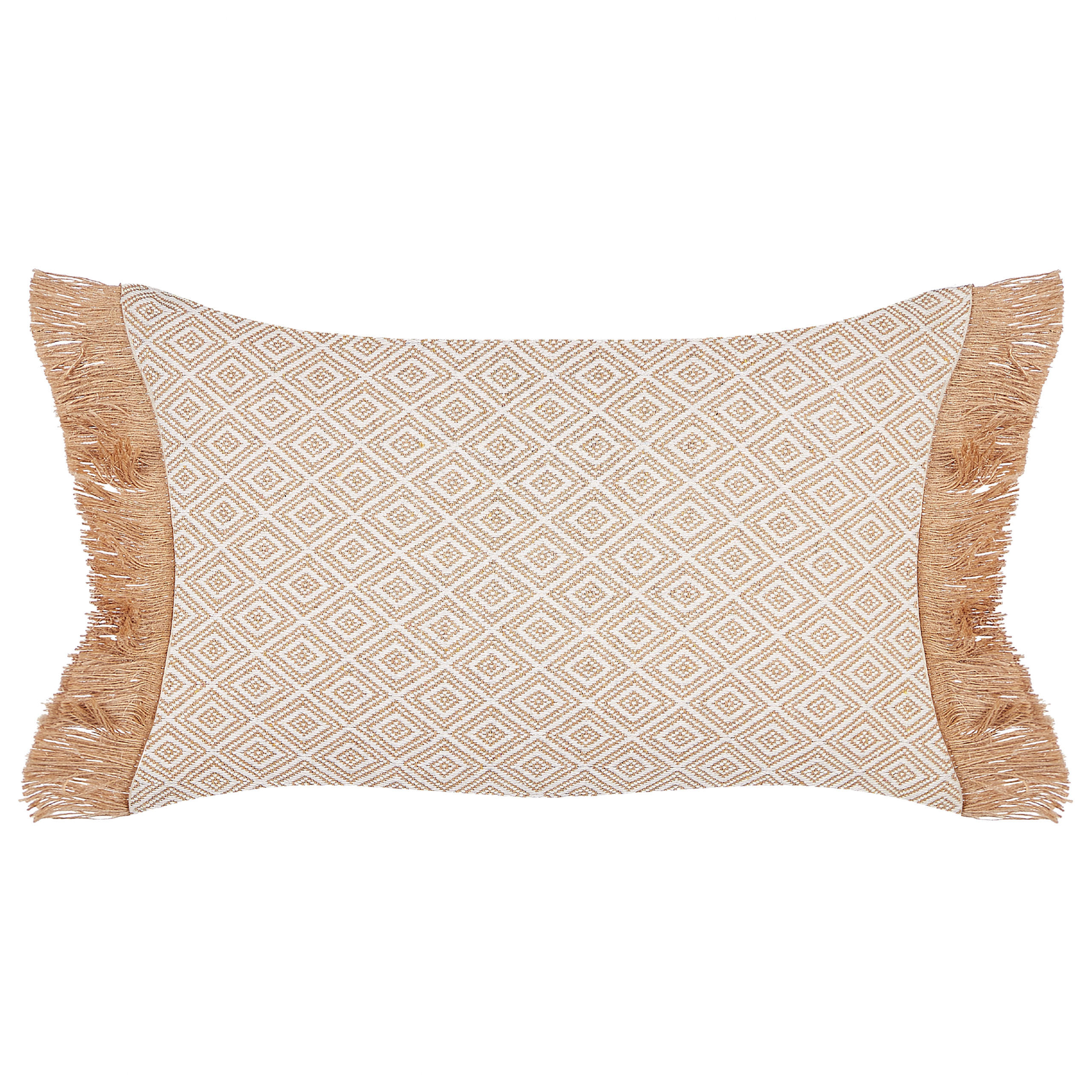 DEKOKISSEN 2er-Set Beige 30/50 cm Boath - Beige, Textil (30/50cm) - Beliani