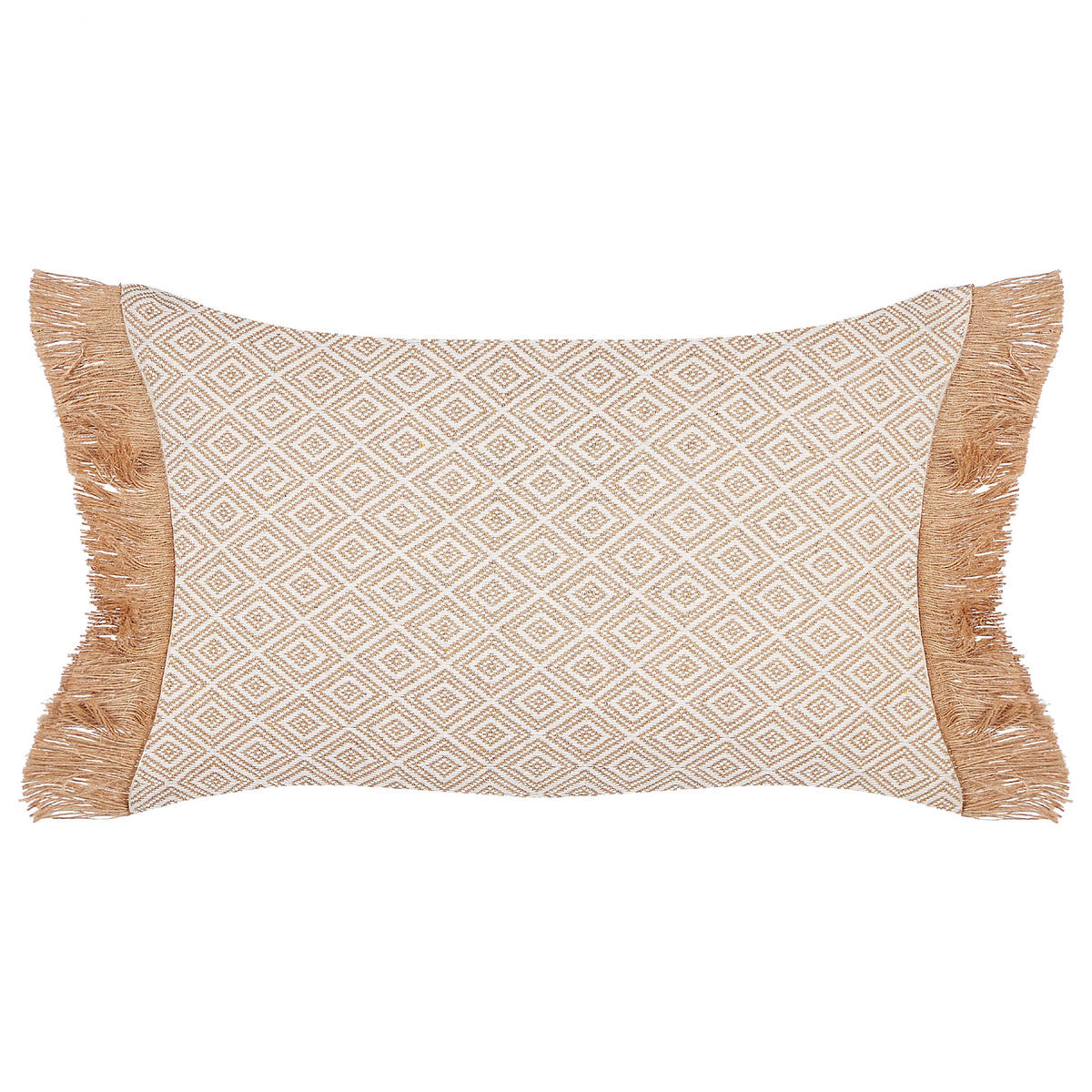 DEKOKISSEN 2er-Set Beige 30/50 cm Boath - Beige, Textil (30/50cm) - Beliani