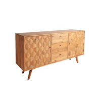 SIDEBOARD MYSTIC LIVING Akazie Natur 145cm - Braun, Holz (145/75/40cm) - riess-ambiente